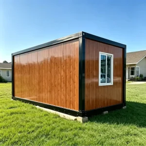 20ft Prefab Container House Detachable Prefabricated Office Building Fireproof Customizable Removable Houses Garden Room