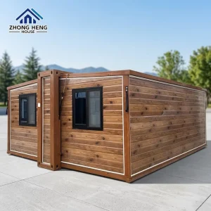 20ft Prefab Modular Expandable Steel Container House Folding Portable Mobile Tiny Home Office Living Pod Warehouse