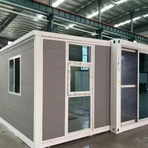20ft Prefabricated Double Wings Expandable Container House Premium Modular Granny Flat Luxury Portable Studio Cabin