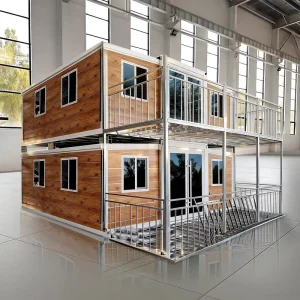 20ft Prefabricated Foldable Four-Bedroom Mobile Home, Greenhouse, Office, Store, with Wheels