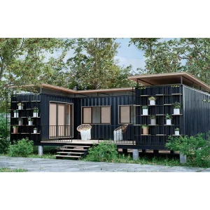 20ft Prefabricated Shipping Container Hotel, Prefab Container House, Luxury Modular Home