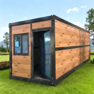 20ft Quick Install Z Fold Container House Prefabricated Demountable Small House Mobile Temporary Dormitory Container House