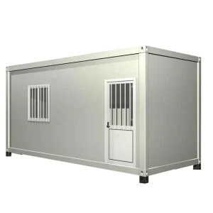 20ft Ready Made Luxury Prefabricated Mobile Flat Pack Container House Steel Sandwich Panel Breathable Earthquake 8 Grade 20-50