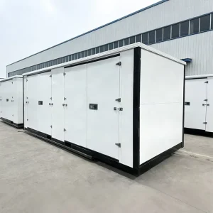 20ft Relocatable Steel Storage Container Portable Self Storage Container with 2 Swing Doors