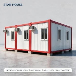 20ft Sandwich Panel Modern Steel Frame Prefab Container Homes Destachable Tiny Prefabricated Casas Wooden House