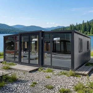 20ft Self Contained Sunroom Prefab Pod Tiny House Kit Guest House Granny Flat For Sale WaterMark Expandable Container House