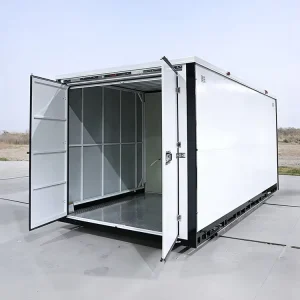 20ft Self Storage Container Foldable Metal Storage Container Portable Storage Unit with 2 End Doors