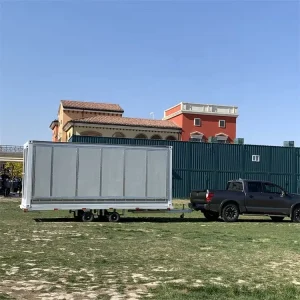 20ft Shipping Contrain Container Trailer Containers House Office Modular with Wheels