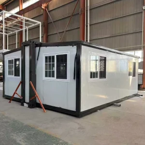 20ft Small Container House Expandable Container House Easy Installation for Booth Shop Farm House with Expand Space