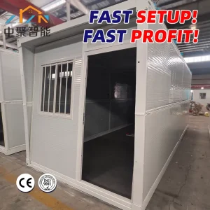 20ft Small Prefab Portable Modular Storage Units Building Movable Shipping Container Folding House