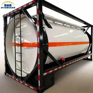20ft Stainless Steel 316L Tank Container For Liquid Storage ISO Certified Bulk Liquid Transport Trailer