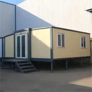 20ft Steel Expandable Container House Prefabricated Apartment 2 Bedrooms 1 Bathroom