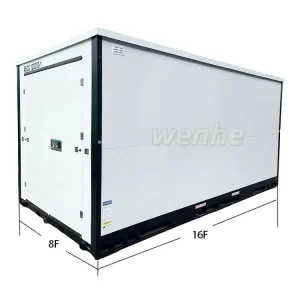 20ft Steel Industrial Folding Storage Containers Stackable Custom Made Source Factory Easy Move Install Warranty