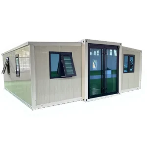 20ft Steel Modular Foldable Expandable Breathable Sandwich Panel Container Midcentury Modern Design Warehouse Outdoor
