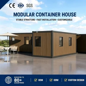 20ft Steel Prefabricated 4 Bedroom Contemporary Container House for Warranty for Garden Gym Outdoor Backyard Shed Home Shop
