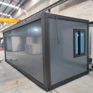 20ft Steel Structure Foldable Container House Prefabricated Home with Modern Design for Apartment and Warehouse Use