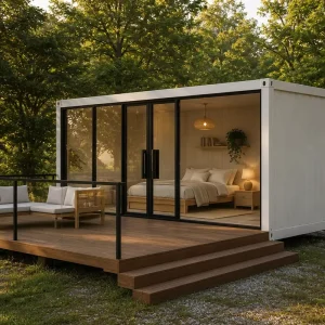 20ft Traditional Quick Assembly Flat Pack Container House Insulated Steel Modular Prefab Home Modern Design for Office Camp Site