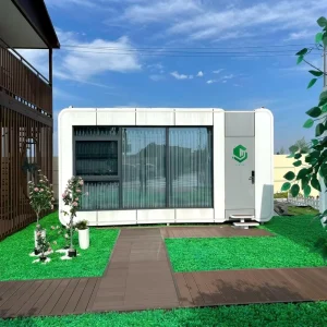 20ft or 40ft Smart Container Office Luxury Portable Tiny House with High Tech Features Apple Home Compatible