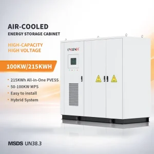 215kWh 100kW LiFePO4 Air Cooling Commercial Solar and Photovoltaic Energy Storage Container System