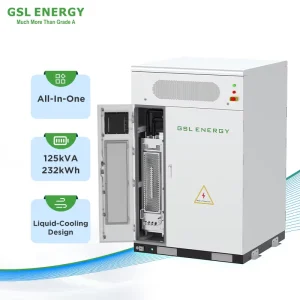 232kWh 125KVA BESS Industrial Commercial Energy Storage System Manufacturer Containerized Liquid Cooling