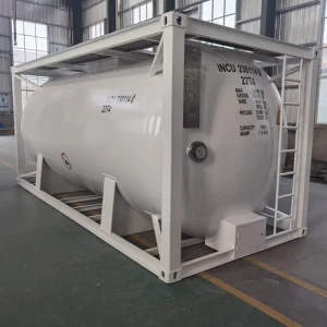 25000L UN Portable Tank T4 20ft ISO Fuel Tank Container to Transport Diesel and Gasoline