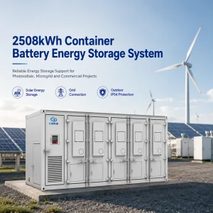 2508KWH LiFePO4 Energy Storage Container Cabinet for Industrial and Commercial Use