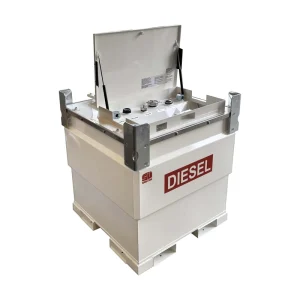250Gal 500Gal Fuel Tank Storage Carbon Steel Double Wall Diesel Tank UL142 Listed Cube Fuel Tank with Pump and Flow Meter