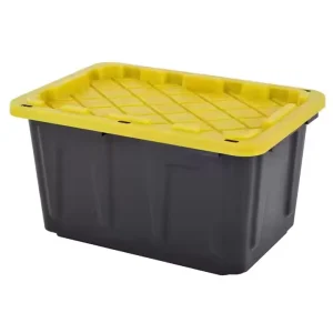 27 Gallon Large Lockable Container Storage Box Heavy Duty Storage Container&Bins