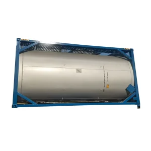28000 Liters Liquid Transportation ISO Tank Container with Pressure Vessel Motor & Engine