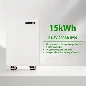 280ah Home Supply Equipment Lifepo4 Systems Container Power 15kwh Floor Mounted Home Energy Storage Power Supply with Wheels