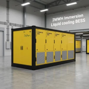 2Mwh LiFePO4 Solar Energy Storage Container with Liquid Cooling on Grid CAN Communication for Large-Scale Projects