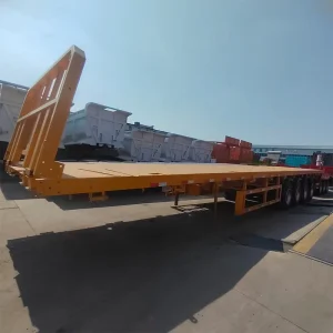 3/4/5-Axle 20ft/40ft/60ft Steel Flatbed Container Semi-Trailer