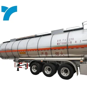 3/4 Axle Liquid Container Bulk Ships Truck Trailer Tractor Heavy Duty Drum Utility Trailer Oil Fuel Semi Trailer Tanker