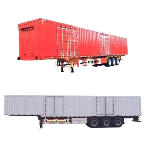 3 Axle Container Cargo Trailer Enclosed Box Utility Cargo Trailer