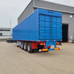 3 Axle Dry Van Semi Trailer 40ft 48ft Box Cargo Trailer with 3000kg Payload Capacity Shandong Origin