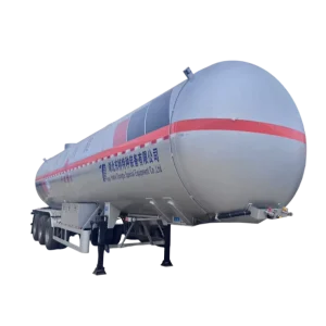 3 Axles 50 60 Cbm Capacity CNG Storage Tank Semi Trailer Pressed Nature Iquefied Gas Tank Semi Trailer