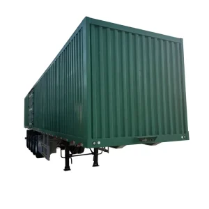 3 Axles Closed Box Van Semi Trailer Dry Cargo Enclosed Container Box Semi Trailer for Logistics Transportation