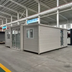 3 Bedroom 20FT Expandable Prefab Modern Portable Villa Shipping Container House with Waterproof and Breathable Features