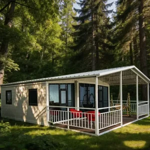 3-Bedroom Foldable Expandable Container House, Australian Certified Portable Tiny Home with Living Room