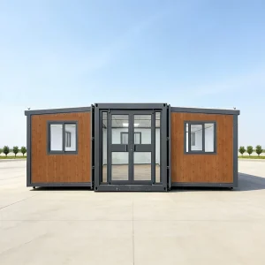 3 Bedroom Modern Expandable Container Home Foldable Steel House with Sandwich Panel Kitchen Bathroom