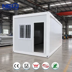 3 Bedrooms Detachable Prefabricated Container House Modern Design Eco Friendly Office Building Use Flat Pack Steel Construction