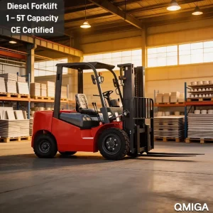 3 Ton Diesel Forklift CPC 30 with Pneumatic Tires 1220mm Fork Length 2.07m Lift Hydraulic Side Shifter Two Stage Mast