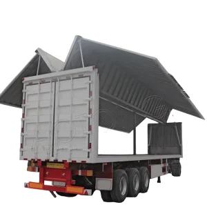 3 Tri Axles 40ft 53ft Enclosed Box Cargo Dry Wing Van Truck Semi Trailer for Sale