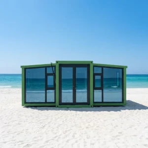 3 in 1 Folding Modern Container Home for Family Use Australian Standard