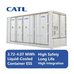 3.72MWh 4.07MWh 2000kW All in One Lithium Battery Industrial Commercial Container BESS Solar Battery Energy Storage System