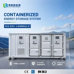 3.85MWh 0.5C BESS Container 20ft LiFePO4 Liquid Cooling High Voltage Remote Monitoring Industrial Energy Storage CE