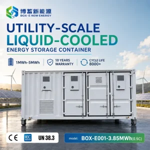 3.85MWh 20ft Liquid Cooled Containerized Battery Storage LiFePO4 BESS 8000 Cycles for Microgrid and Peak Shaving