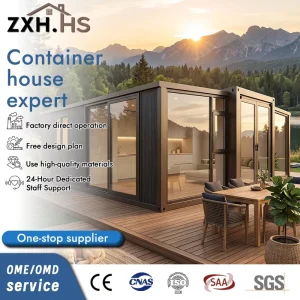 30 ft 2 Bedroom Modern Minimalist Sound Proof Modular Fold Out New Zealand Standard Exhibition Hall Expandable Container House