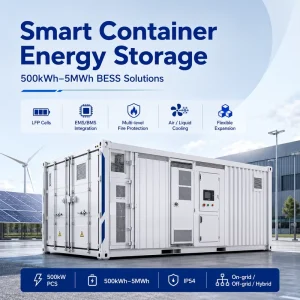 300kWh 500kWh 1MWh 50kWh 100kW Battery Storage C&L Energy Storage Container System High Voltage Solar Batteries