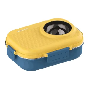 304 Stainless Steel Insulated Lunch Boxes for Students & Children Portable 3 Compartment Leak Proof BPA Free Lunch Box